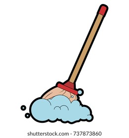 mop clean isolated icon