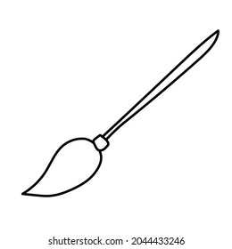 mop cleaning element broom for washing the floor handdraw doodle style