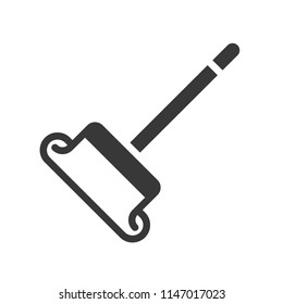 mop, cleaning service related icon set, glyph design