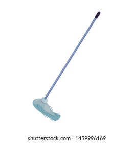 mop, cleaning supply on white background