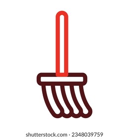 Icono De Dos Colores Mop Glyph Para Uso Personal Y Comercial.
