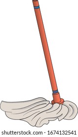 MOP FOR HOMR CLEANING ILLUSTRATOR