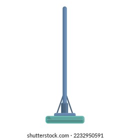 Mop icon cartoon vector. Clean equipment. Sponge wash