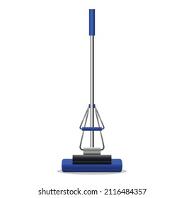 Mop icon cartoon vector. Cleaning floor. Clean broom