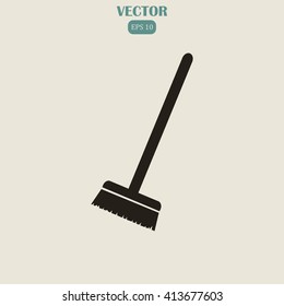 Mop icon. Cleaning icon.
