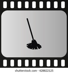 Mop icon. Floor cleaning object. 