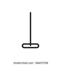 mop icon illustration isolated vector sign symbol