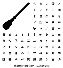 Mop icon illustration isolated vector sign symbol. cleaning icons vector set. on white background