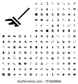 Mop icon illustration isolated vector sign symbol. editable cleaning icons vector set.