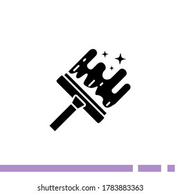 mop icon. Vector illustration EPS 10.