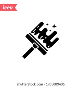 mop icon. Vector illustration EPS 10.