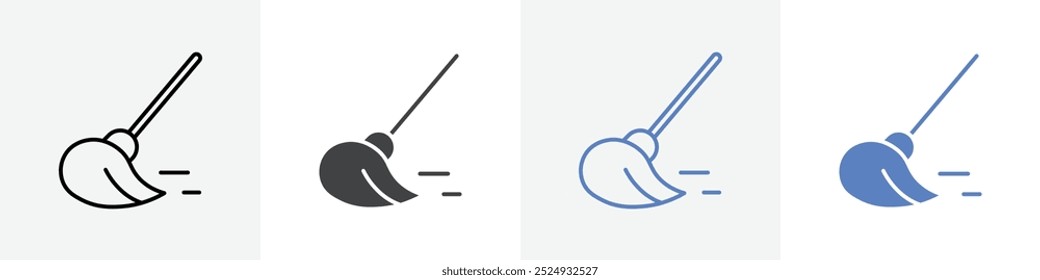 mop icon vector set use for web