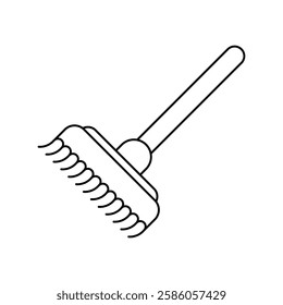 mop icon with white background vector stock illustration