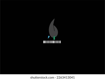 El diseño gráfico de mop illustation. Un diseño sencillo y minimalista para la limpieza de marcas. 