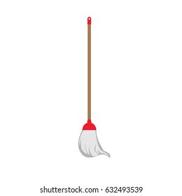 mop on white background , vector