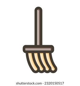 Mop Diick Line gefüllte Farben für die persönliche und kommerzielle Nutzung.
