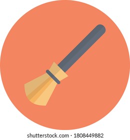 mop vector flat color icon 