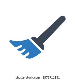 mop vector glyph color icon