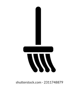 Icono De Glifo Vector Mop Para Uso Personal Y Comercial.
