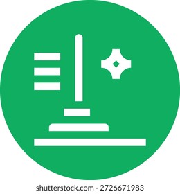 Mop Vector Icon Design Illustration