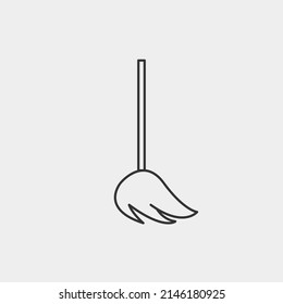 mop vector icon illustration sign 