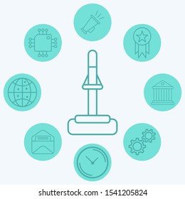 Mop vector icon sign symbol