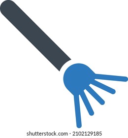 Mop-Vektorgrafik auf transparentem Hintergrund. Symbole in Premium-Qualität. Glyphen Vektorsymbol für Konzept und Grafikdesign.