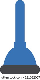 ilustración mop Vector en un fondo transparente. Símbolos de calidad superior. Iconos vectoriales de glifos para diseño de conceptos y gráficos. 

