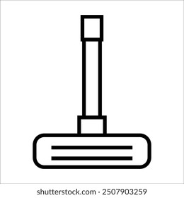 mop vector line icon template