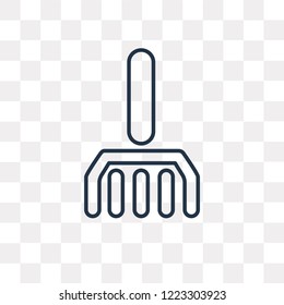 Mop vector outline icon isolated on transparent background, high quality linear Mop transparency concept can be used web and mobile