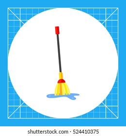 Mop and Water Icon