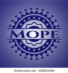 Mope with jean texture