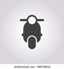 Moped icon. 