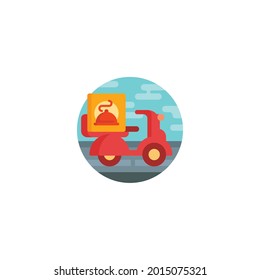 Icono De Moped Aislado En Fondo Blanco