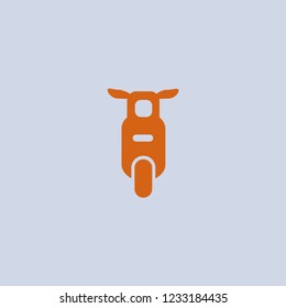 moped icon. Vector illustration