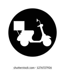 moped. motorbike. 
delivery