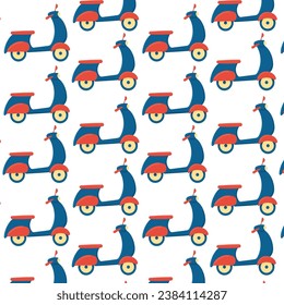 moped motorcycle delivery ride france textile r