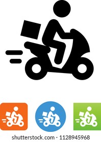 Moped Scooter Delivery Icon