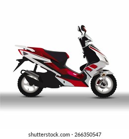 moped vector