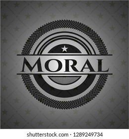 Moral black badge