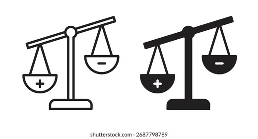 Ícones morais conjunto de vetor simples. símbolo símbolo símbolo conjunto