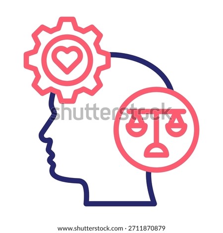 Moral Principles Icon Line Color Style Vector Illustration