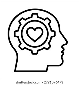Moral Principles icon line vector illustration