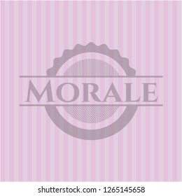 Morale pink emblem