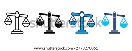 Morality Icon Set Multiple Style Vector Illustration