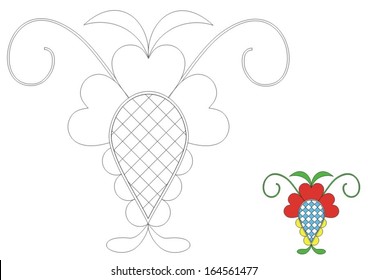 The Moravia ornament _coloring