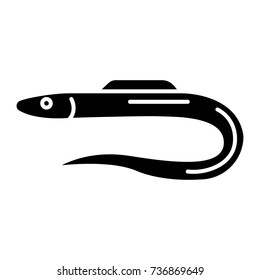 moray - eel icon, illustration, vector sign on isolated background