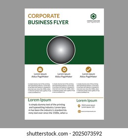 Mordan corporate business flyer design