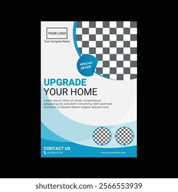 Mordan new flyer design vector