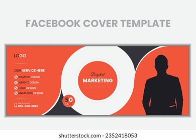 mordant facebook cover template 3,Template banner and cover ads, can use for social media, , file with layered and eps 10